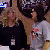 Betsy Tipping (left) and Sharidy Blackwood were two of the many volunteers that help Jam4Dan.