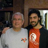 Tom Krebs (left) and guitar wiz Aymen Ghali
