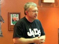 The evening began with a welcome and introduction of guests by J.D. Bloomar (Jam4Dan trustee and volunteer coordinator).